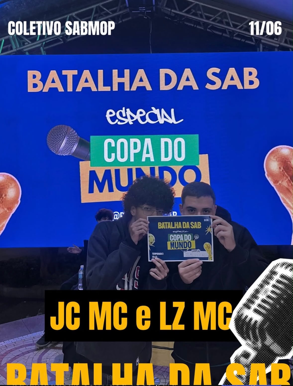 Campeão Batalha da SAB 3x